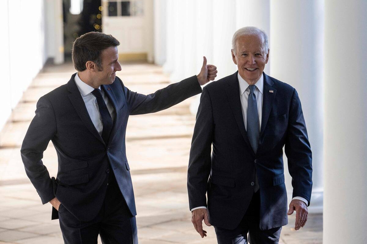 Ukraine: Macron discusses “prospects” for “long-term” peace with Biden