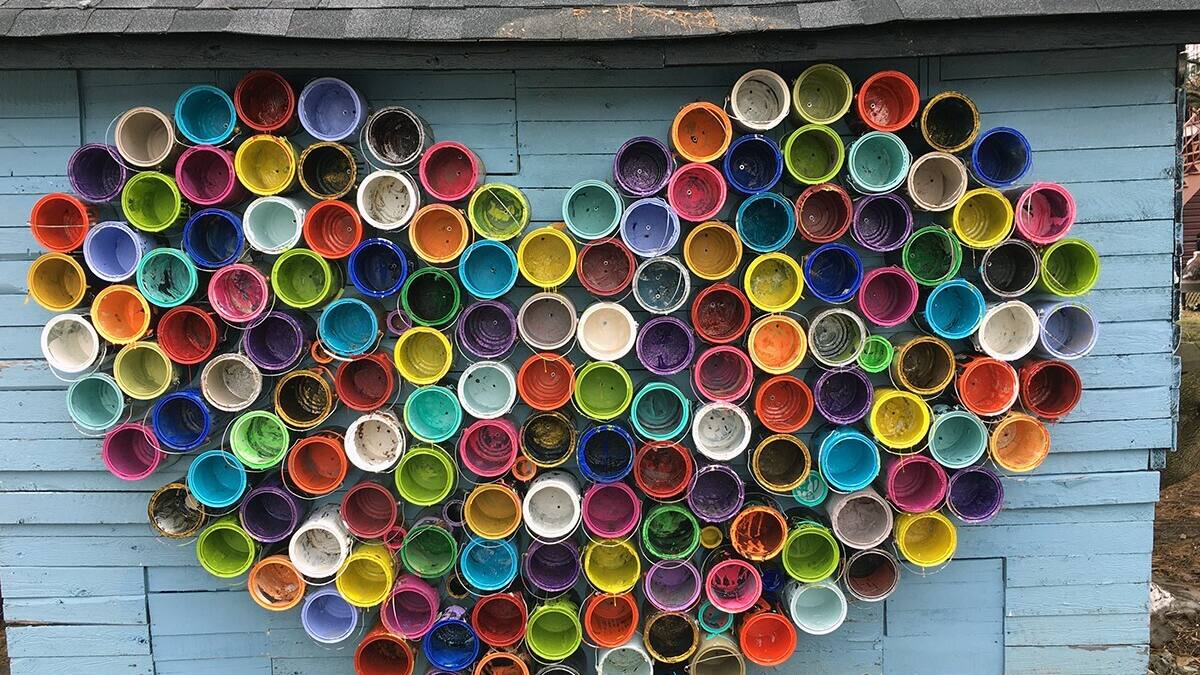 Une murale d'espoir de 157 gallons de peinture TVA Nouvelles Une murale d'espoir de 157 gallons de peinture TVA Nouvelles