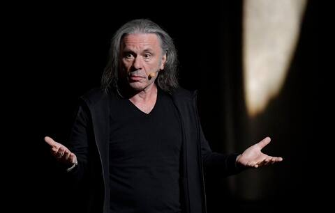 Bruce Dickinson in Quebec, in March 2022. DIDIER DEBUSSCHERE / JOURNAL DE QUEBEC