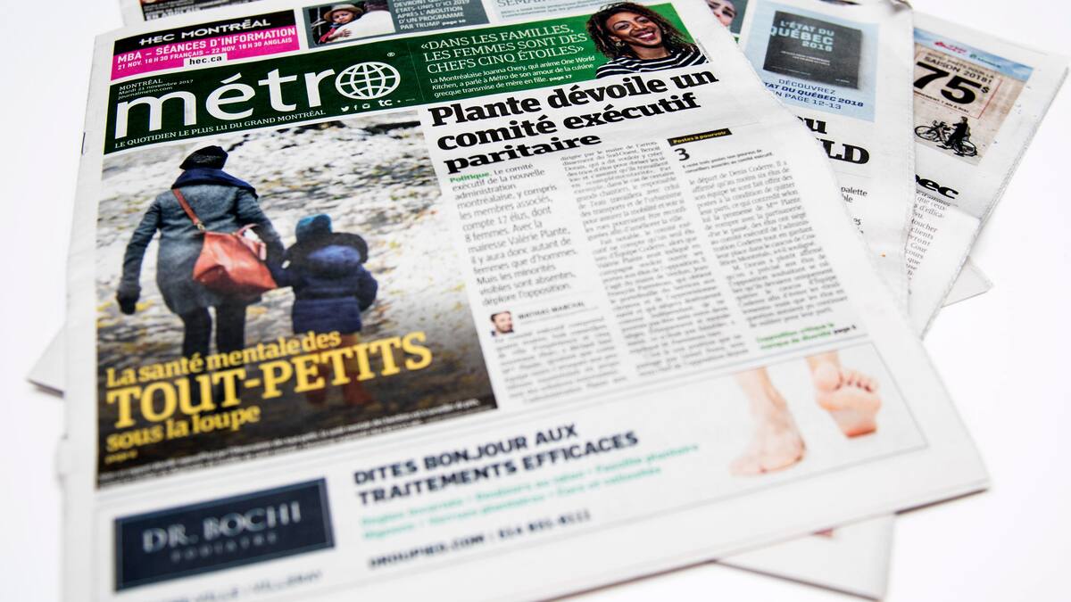 Le quotidien Métro suspend sa publication papier jusqu’en septembre