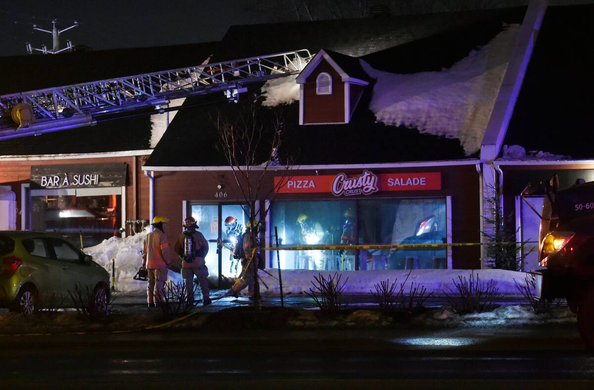 La pizzéria de James William Awad incendiée à BoisdesFilion JDM
