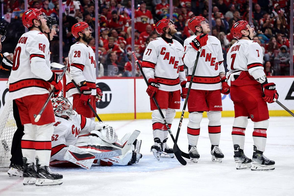 Finale de l'Est: les Hurricanes ne sont pas dans le coup