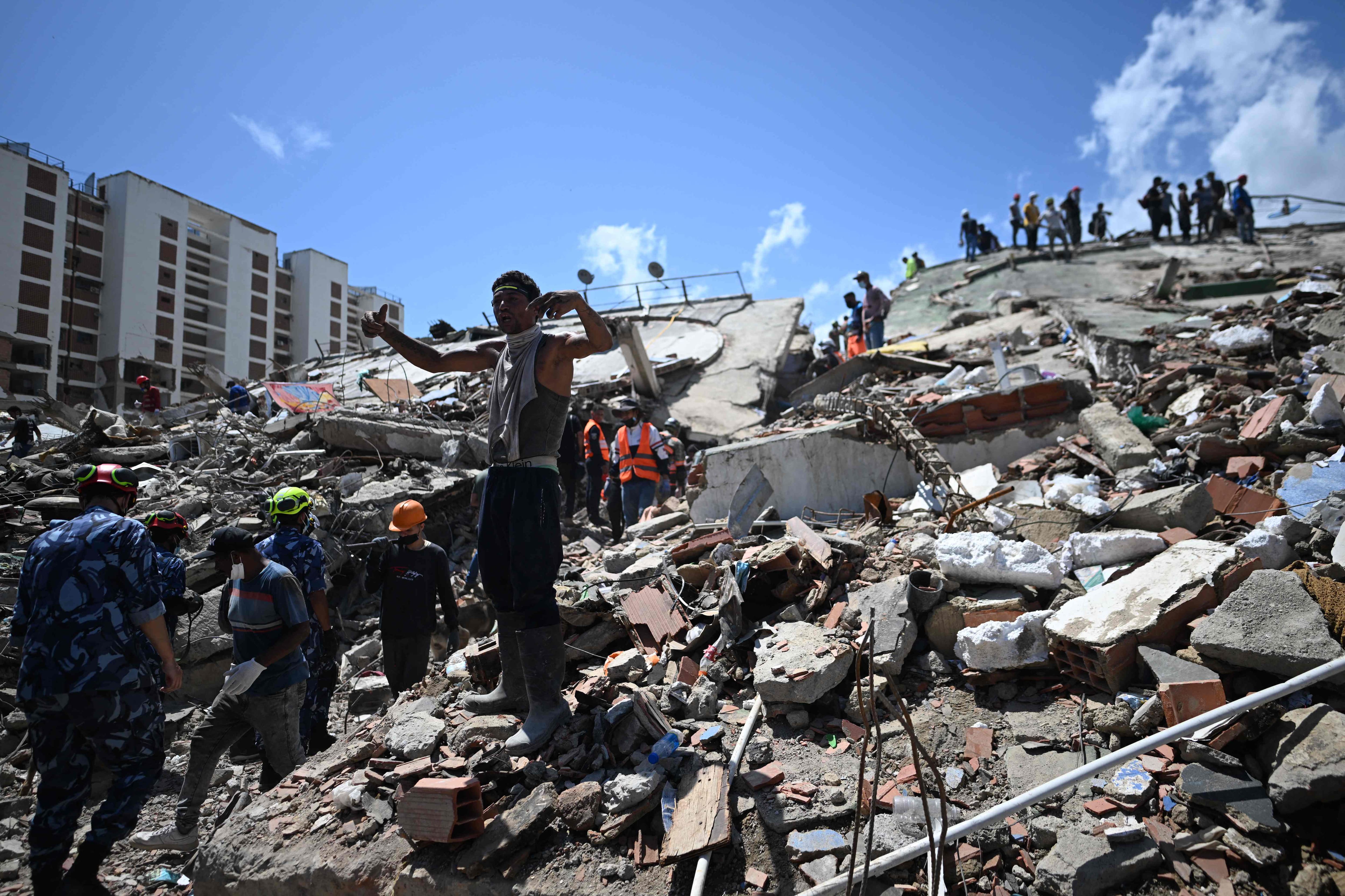Stuck in rubble for eight days: survivor of double Venezuela earthquake found