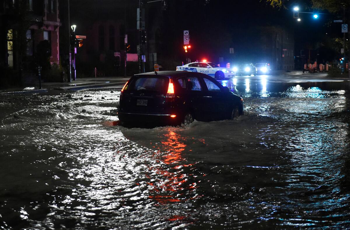 Montr&eacute;al: importante fuite d&rsquo;eau sur Le Plateau
