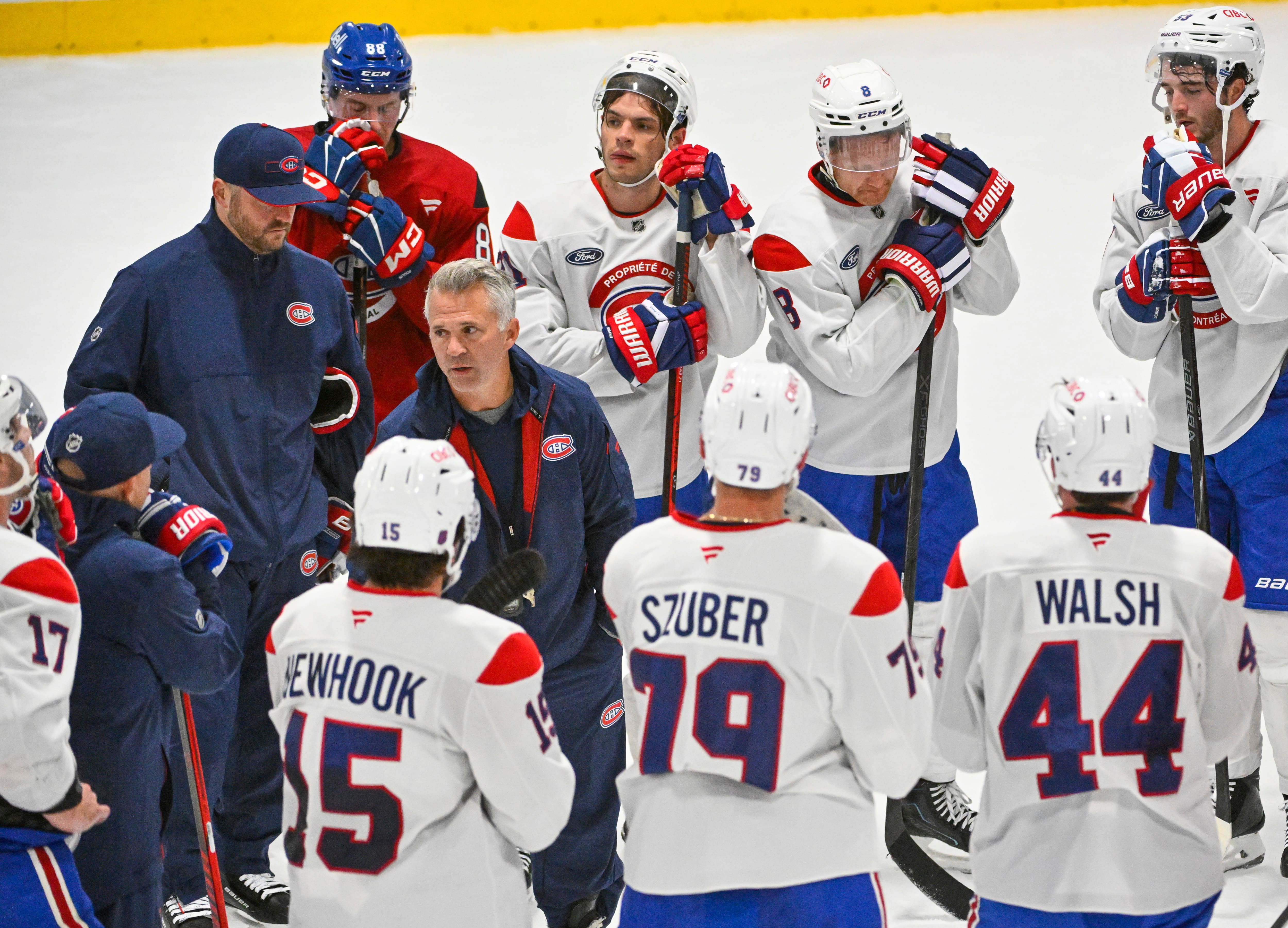 Deuxième journée du camp: pas de changements dans les trios du groupe B