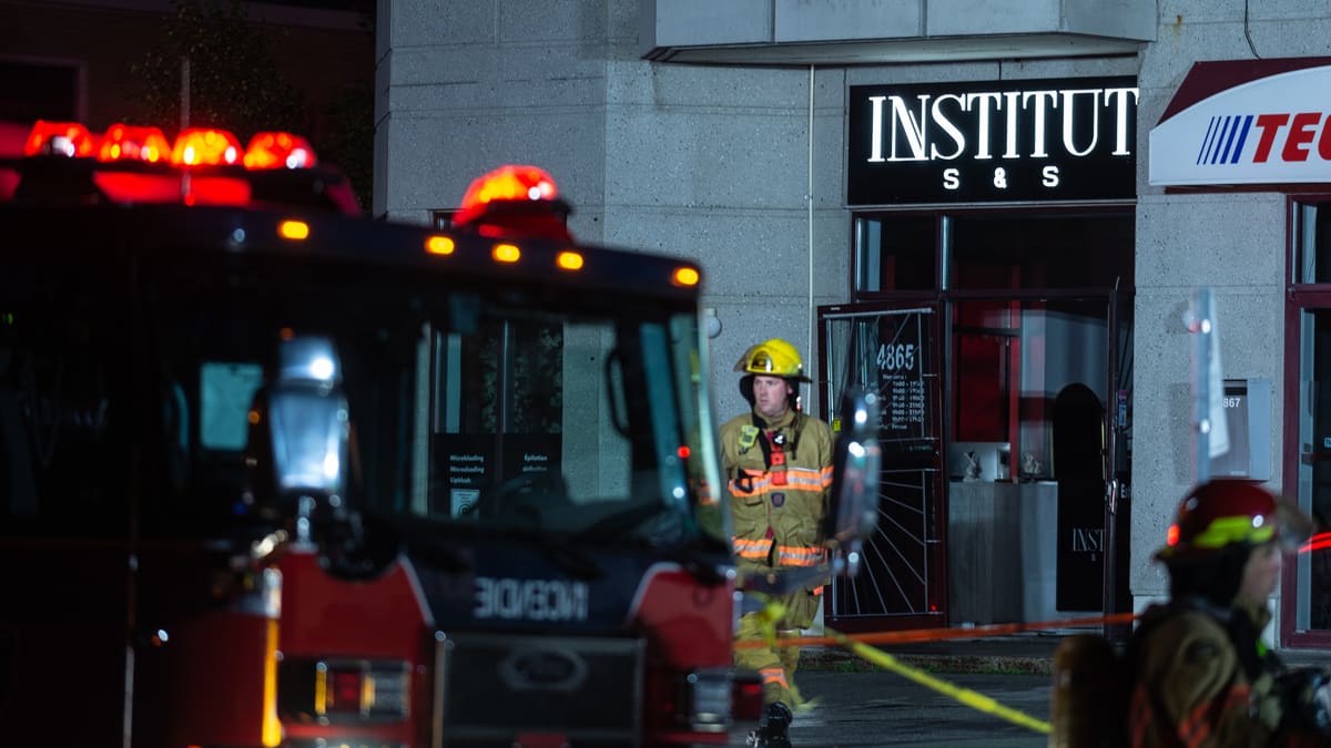 Montréal: un salon d’esthétique ciblé par un cocktail Molotov