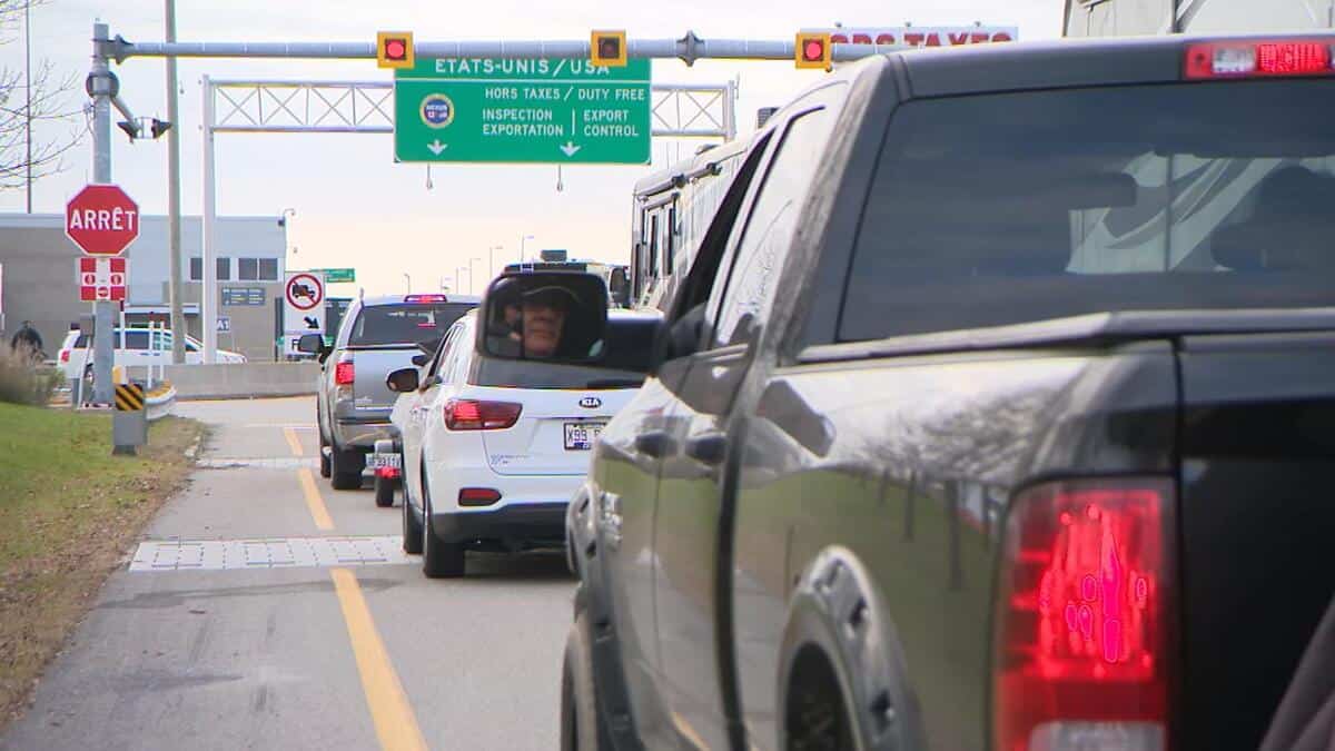 Retour &agrave; la normale au poste de Lacolle