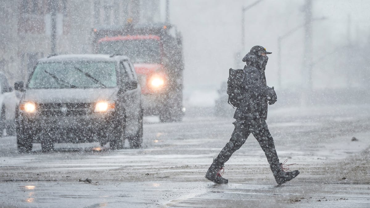 Tempête hivernale sur la Basse-Côte-Nord