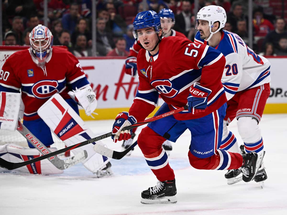 Justin Barron prend une partie du bl&acirc;me pour la mise en &eacute;chec de Jacob Trouba