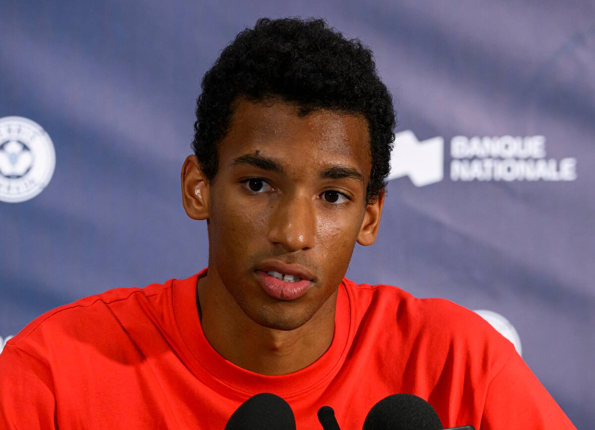 F&eacute;lix Auger-Aliassime calme et serein