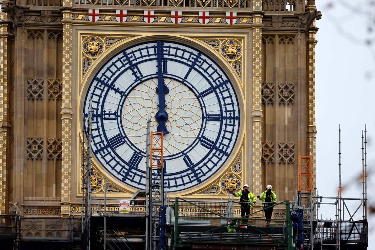 Big Ben sonnera pour le Nouvel An avant la fin de sa restauration