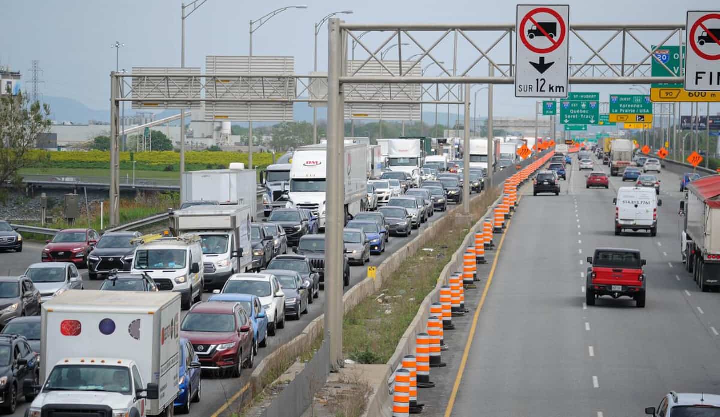 Le tunnel La Fontaine complètement fermé vers Montréal ce week-end
