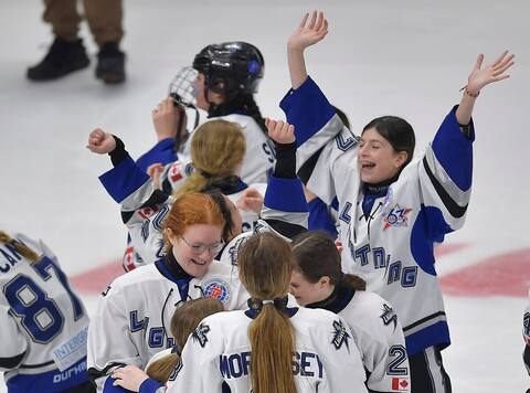 A page of history is being written at the Tournoi pee-wee de Québec