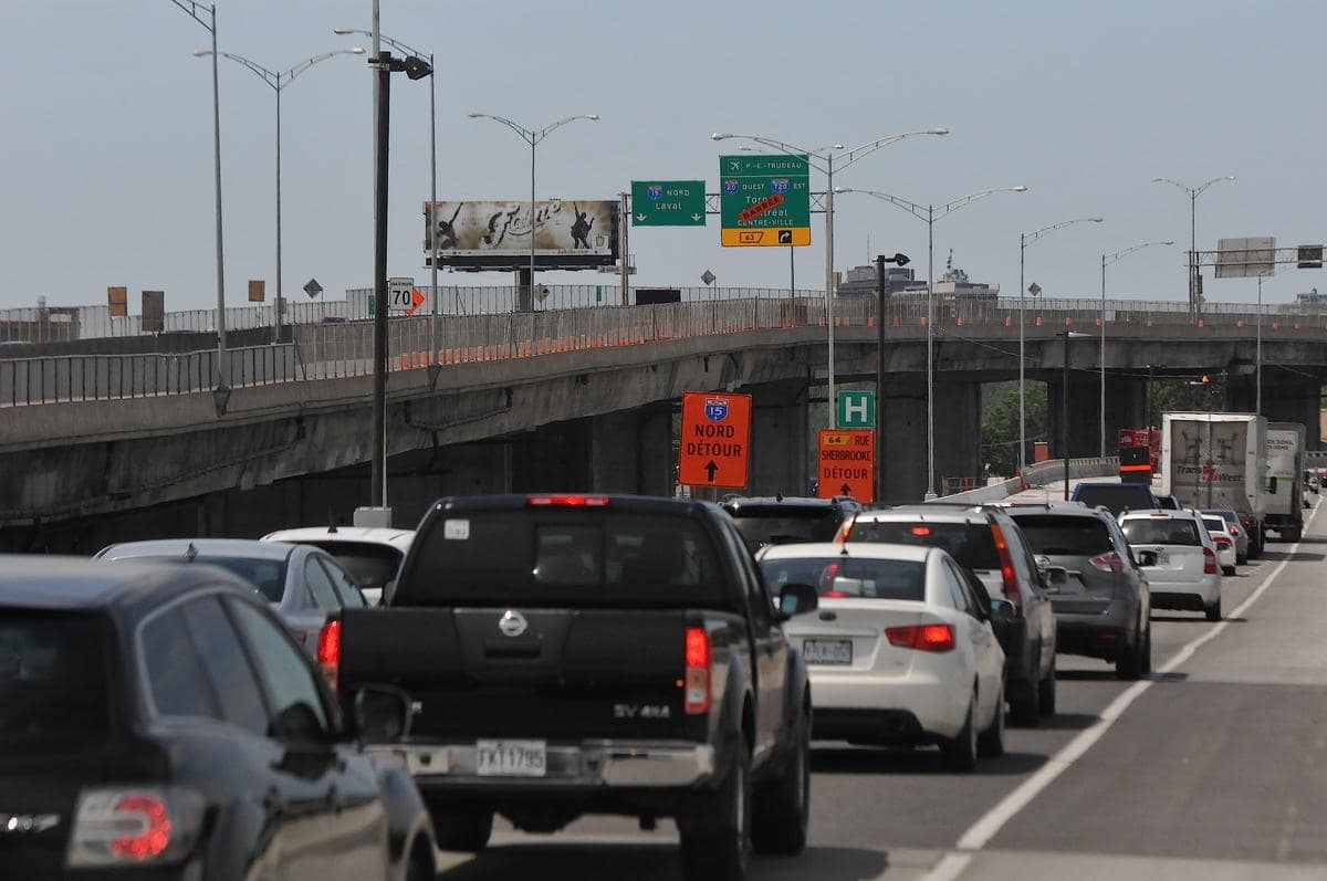 Reseau Autoroutier De Montreal Circulation Entravee Durant La Fin De Semaine Jdm