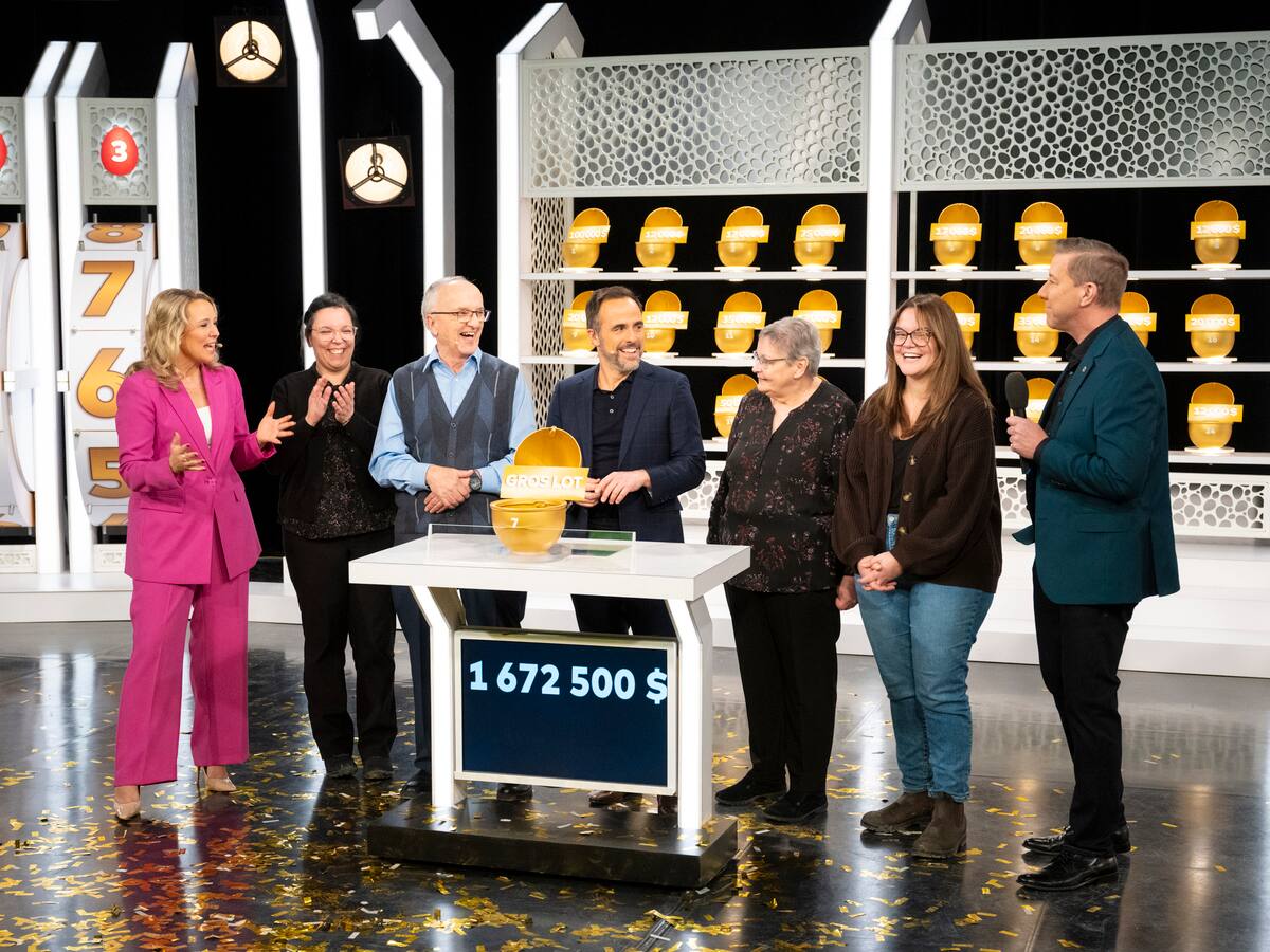 Jacques Sénécal won the jackpot on the show “La goose aux oeufs d’or” with egg number seven, on February 25, 2024.