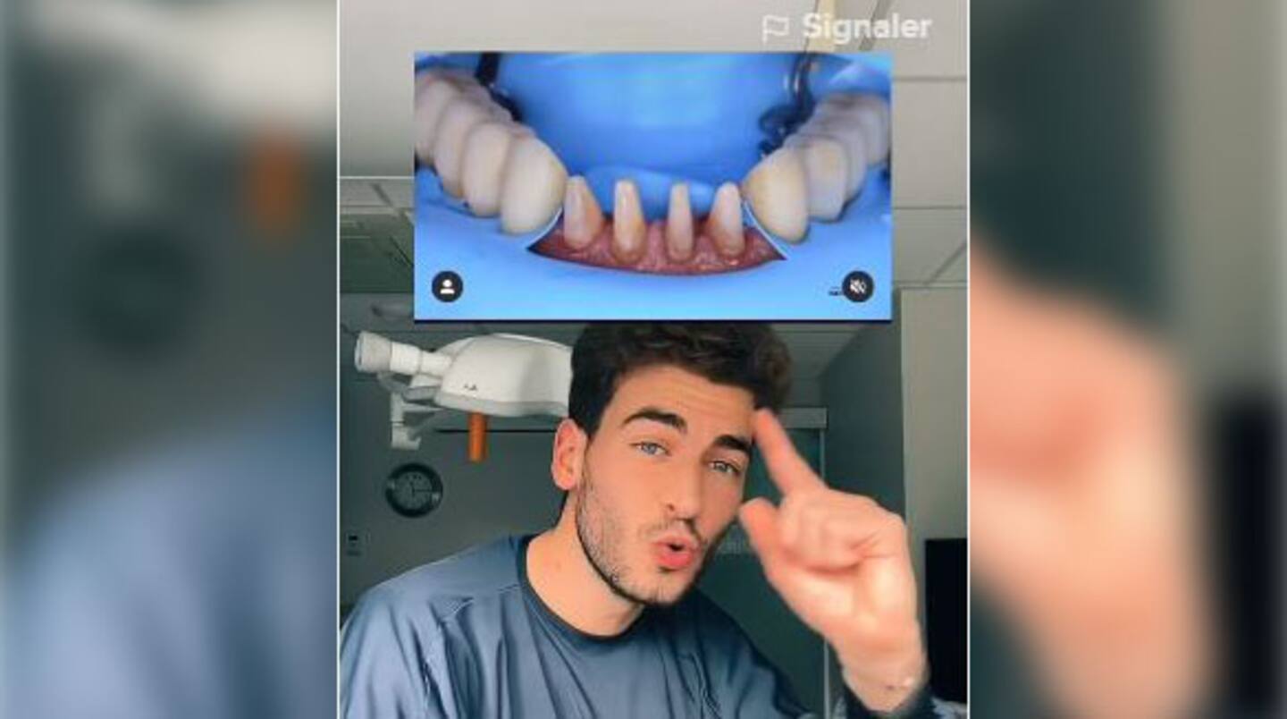 Un dentiste dénonce une tendance dangereuse sur TikTok