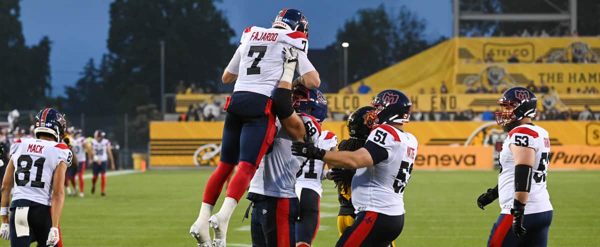 Football: les Alouettes repoussent facilement les Tiger-Cats