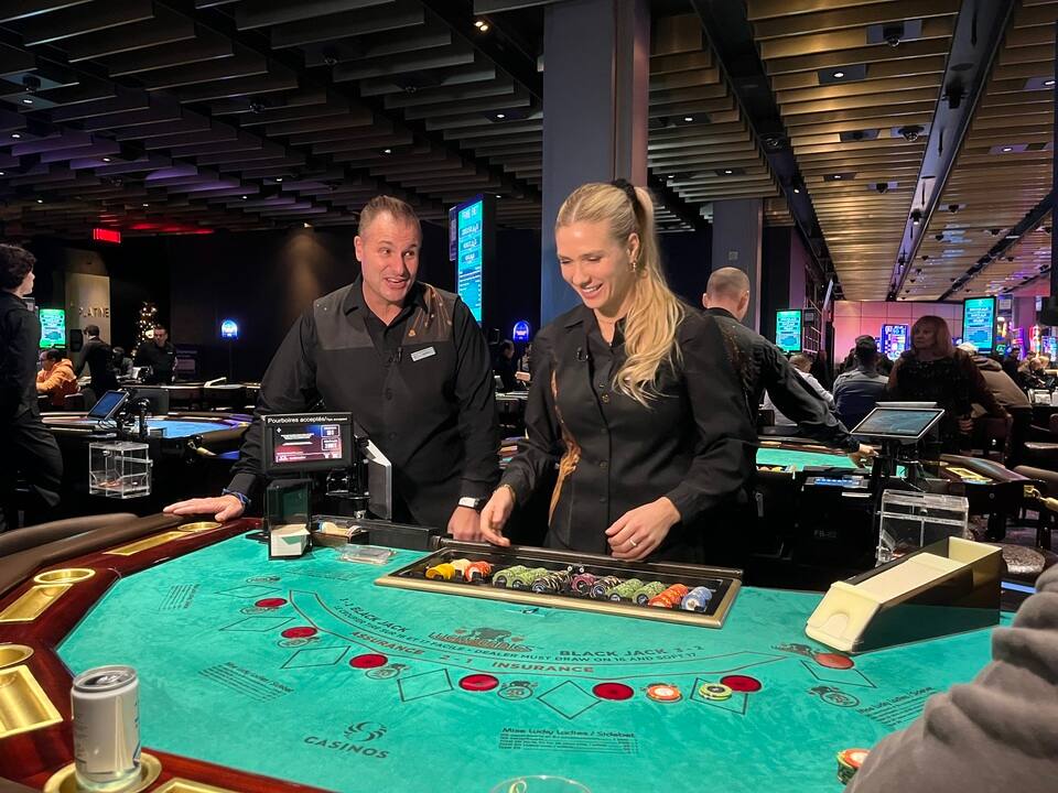 Métier de croupier au Casino 