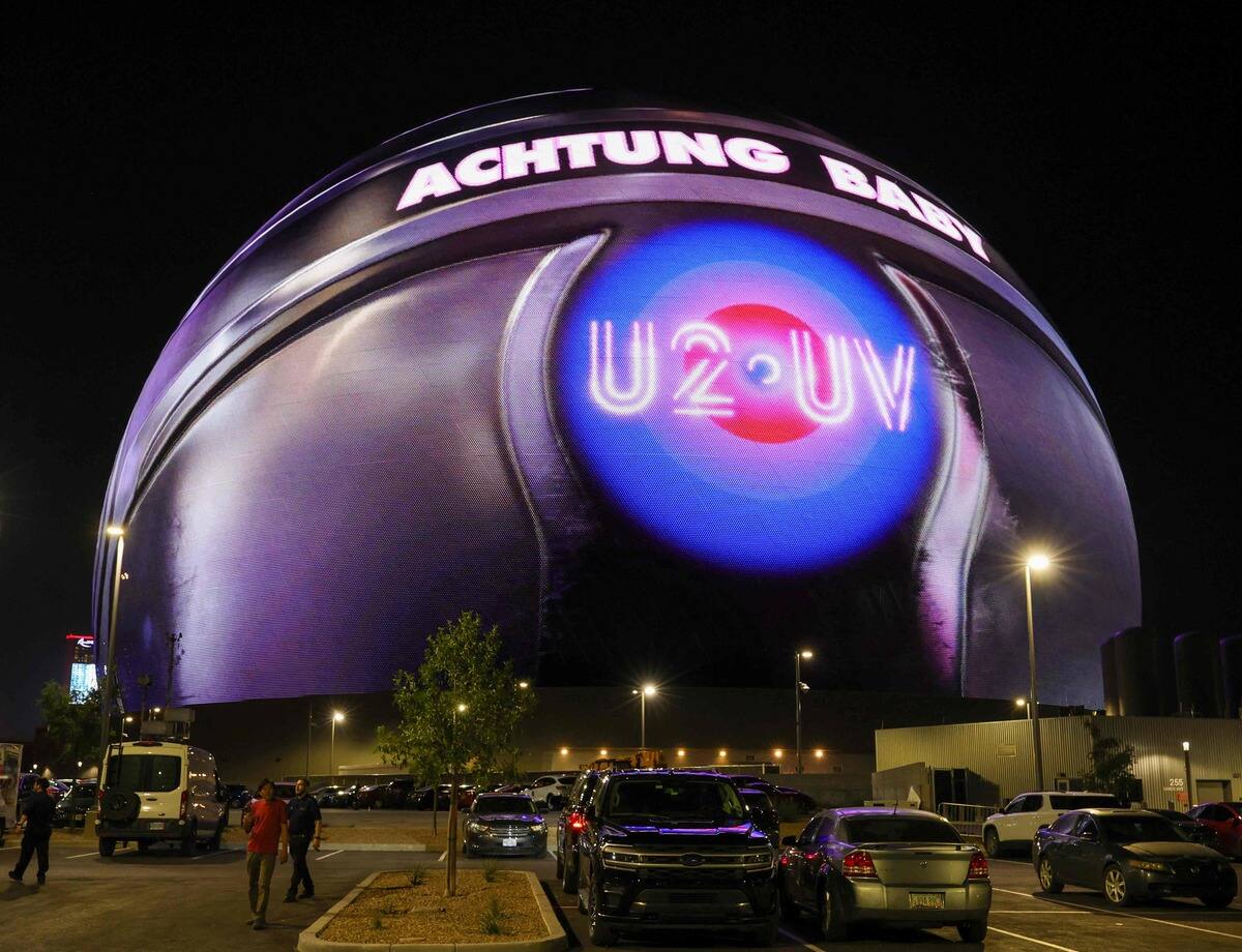 &laquo;U2:UV Achtung Baby Live at Sphere&raquo;: U2 inaugure en grand la Sph&egrave;re &agrave; Las Vegas