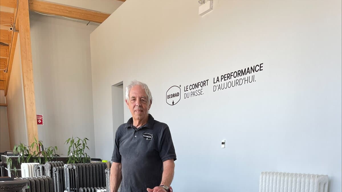 Il redonne vie à de vieux radiateurs en fonte