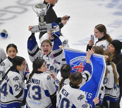 A page of history is being written at the Tournoi pee-wee de Québec