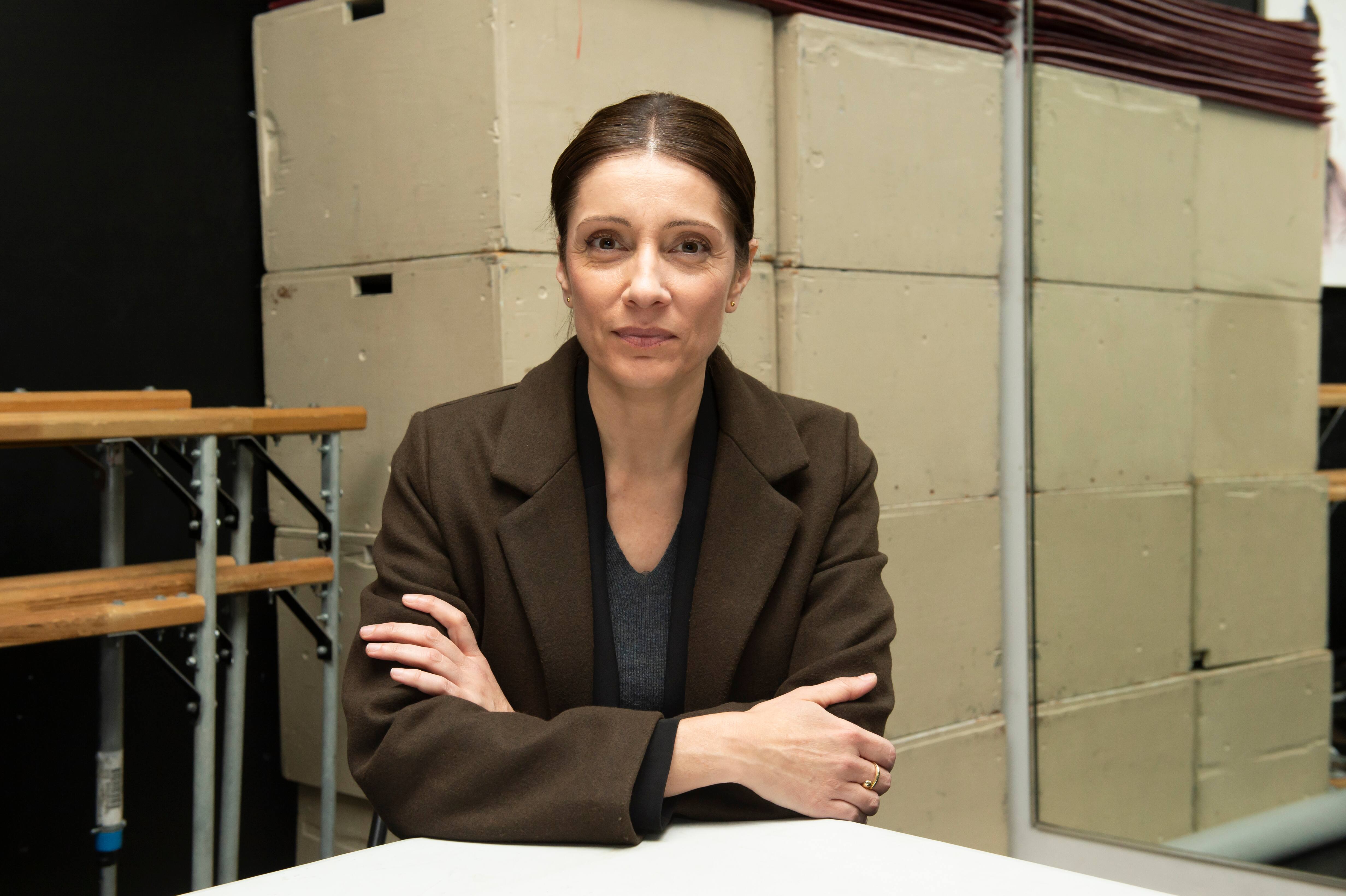 Marylize Bourke suits up as a policewoman in Prescott.