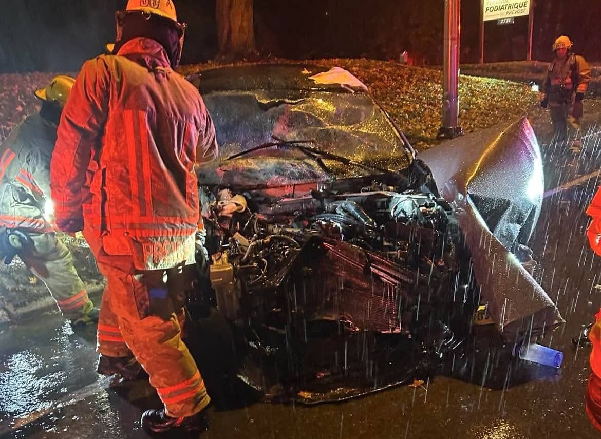 Violente collision: deux ados gravement blessés dans les Laurentides