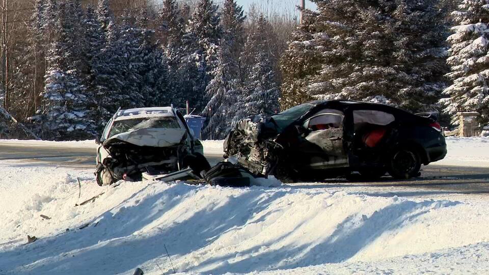 Deux morts dans une collision frontale TVA Nouvelles Deux morts dans une collision frontale TVA Nouvelles