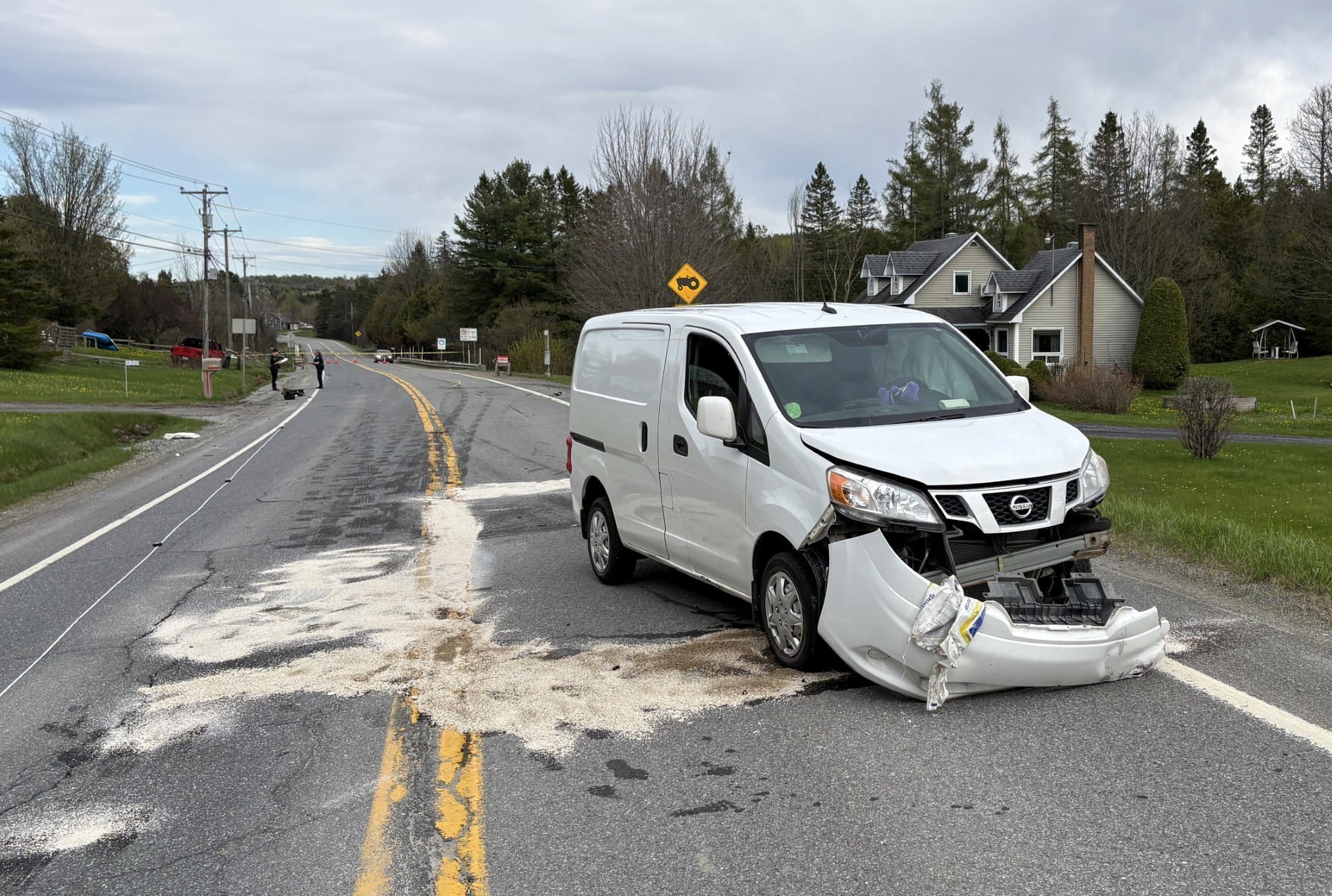 Grave accident à Magog: un motocycliste rend l’âme à l’hôpital