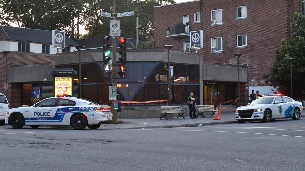 Agression armée à Montréal: un homme poignardé devant une station de métro