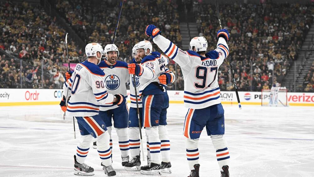Séries LNH: les Oilers frappent fort à Vegas