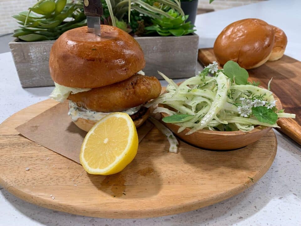 Fish and chips de morue