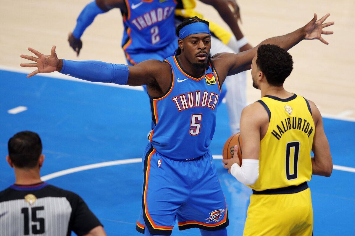 Finale de la NBA: Luguentz Dort et le Thunder niv&egrave;lent la s&eacute;rie