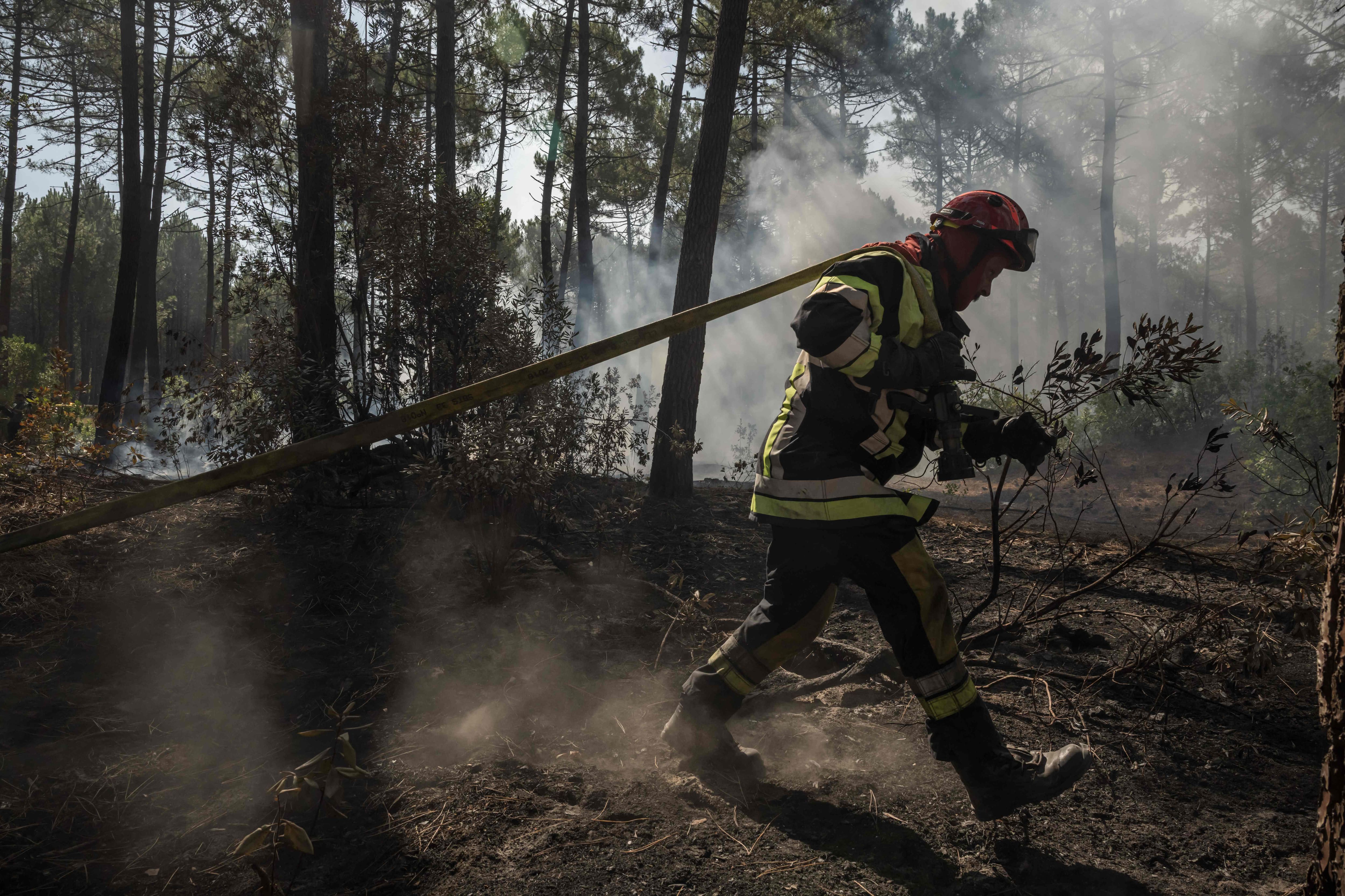 Megafire in France: “stabilized” but with 14 outbreaks of fire, before the arrival of a new “heat peak”