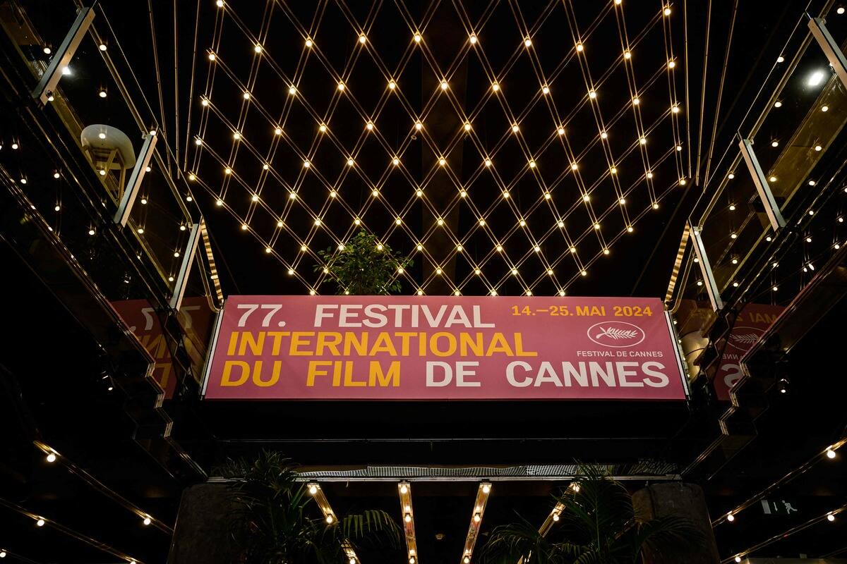 La flamme olympique sur le tapis rouge du Festival de Cannes