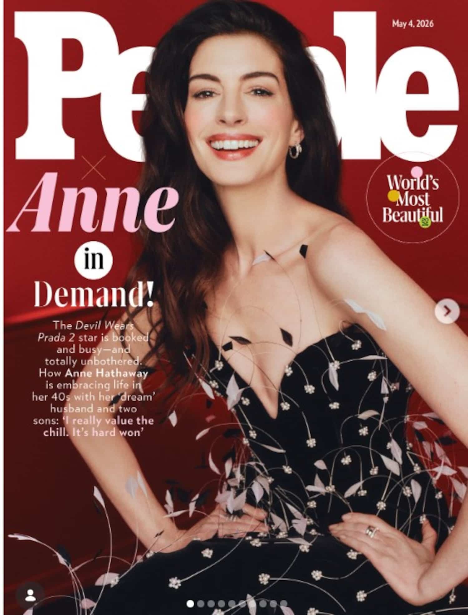 Anne Hathaway Est La Plus Belle Vedette Du Monde En 2026 Selon Le anne-hathaway-est-la-plus-belle-vedette-du-monde-en-2026-selon-le