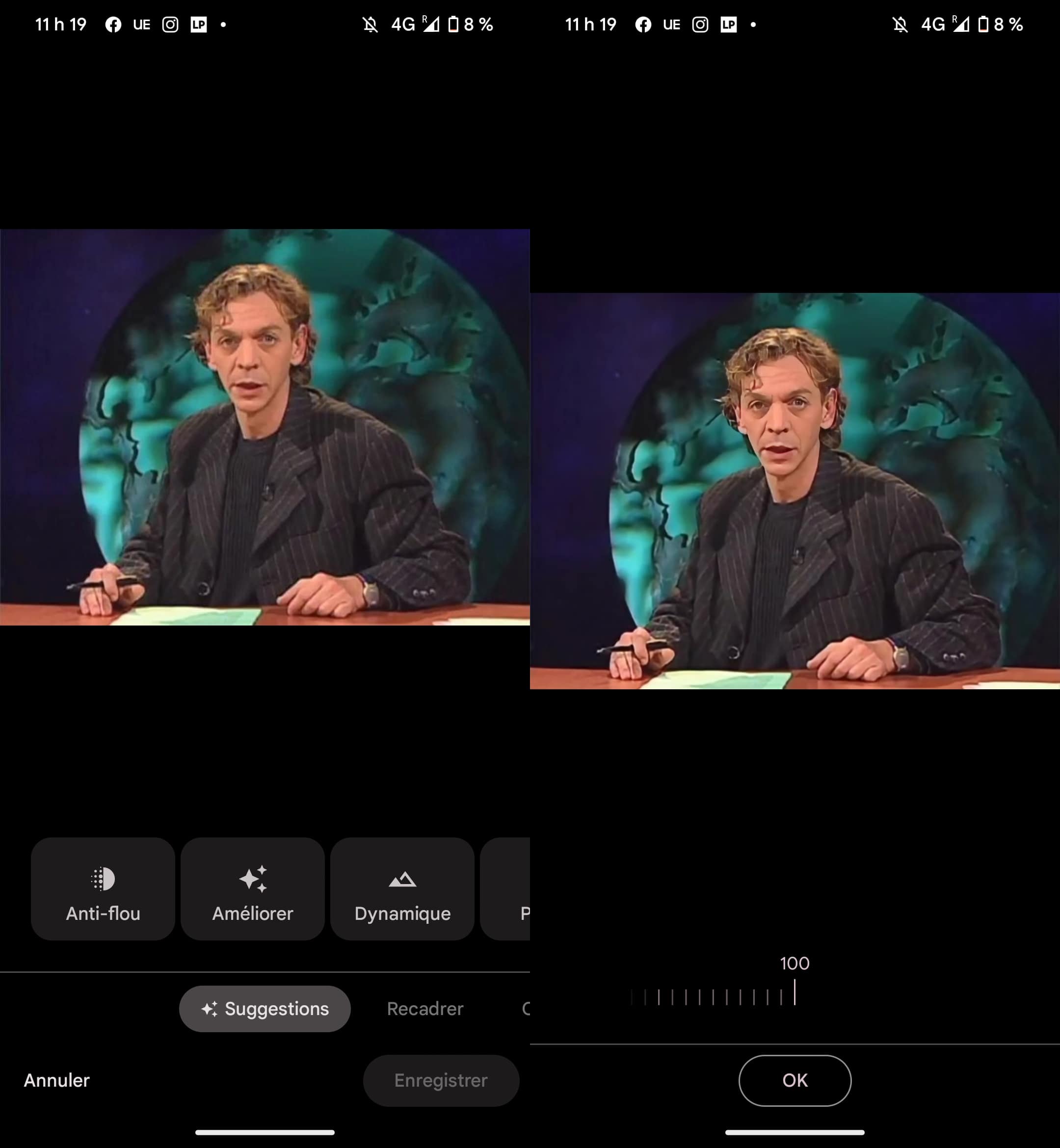 La herramienta Anti-Blur (Photo Unblur) puede permitirle recuperar fotos fallidas.