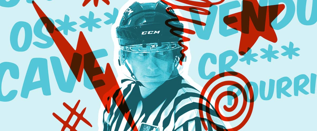 Arbitrer avec une cible dans le dos