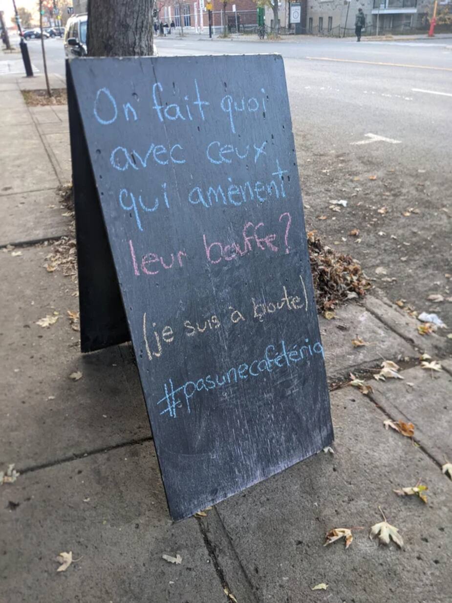 Image principale de l'article Ce café est tanné que vous apportiez votre lunch