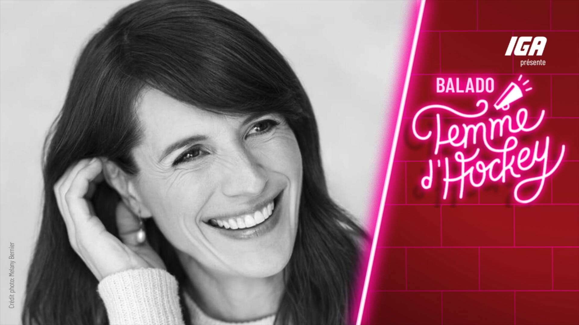 «Femme d'Hockey»: «Mon sport préféré, c’est de communiquer» - Evelyne Audet