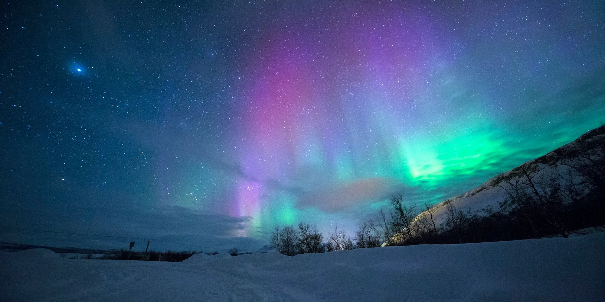 Des aurores boréales pour le Nouvel An