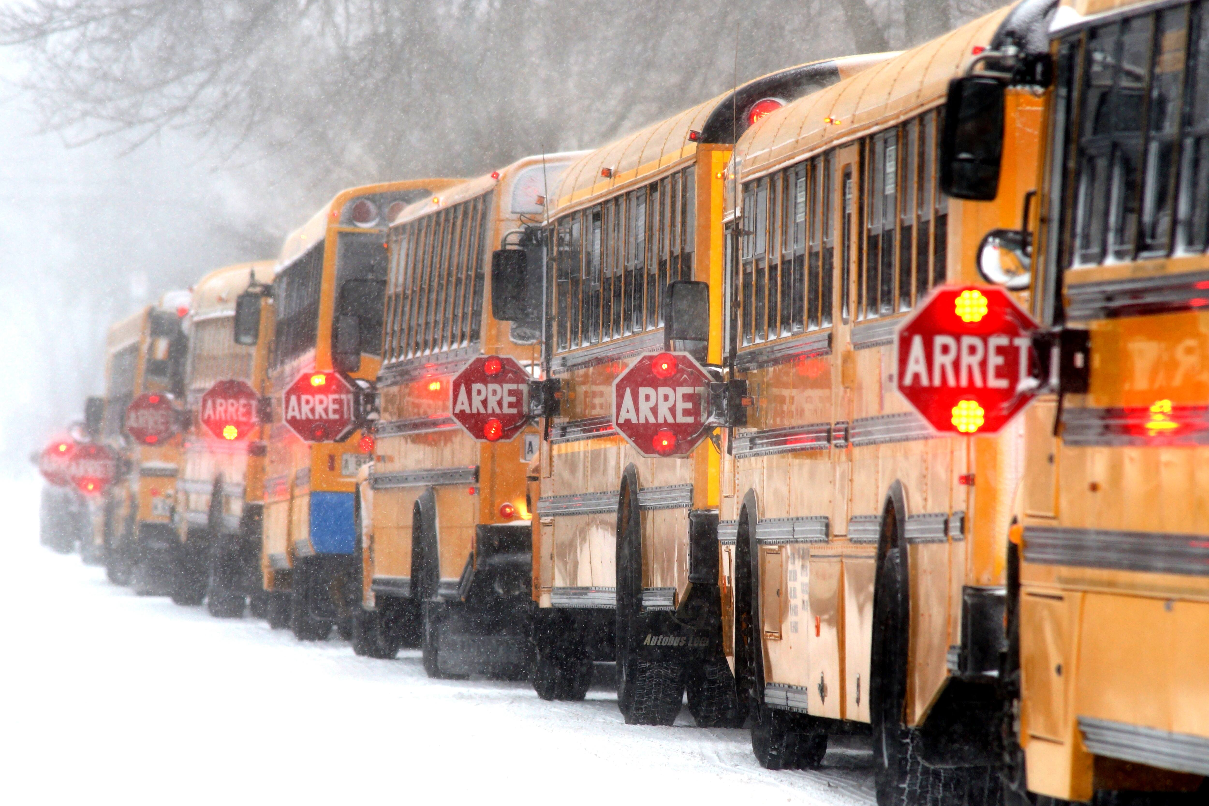 Tempête hivernale voici la liste des écoles fermées au Québec TVA