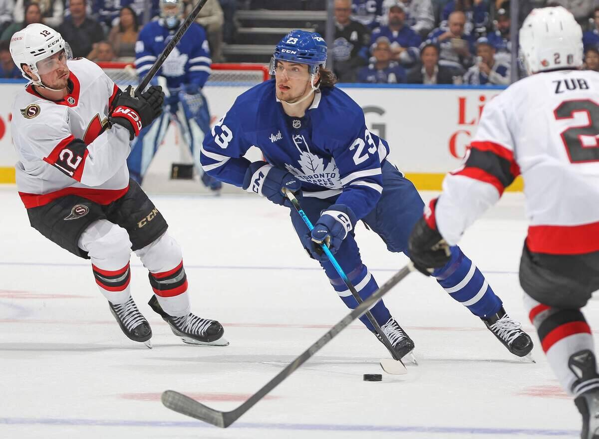 Les Maple Leafs r&egrave;glent le dossier de Matthew Knies