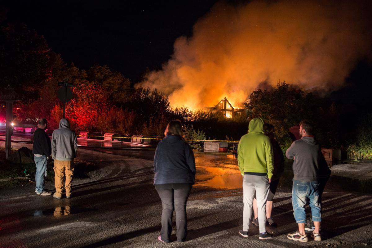 Lanaudière une maison incendiée à SaintLinLaurentides JDM