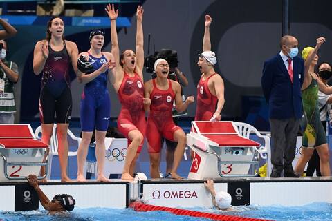 Natation: une première médaille canadienne à Tokyo