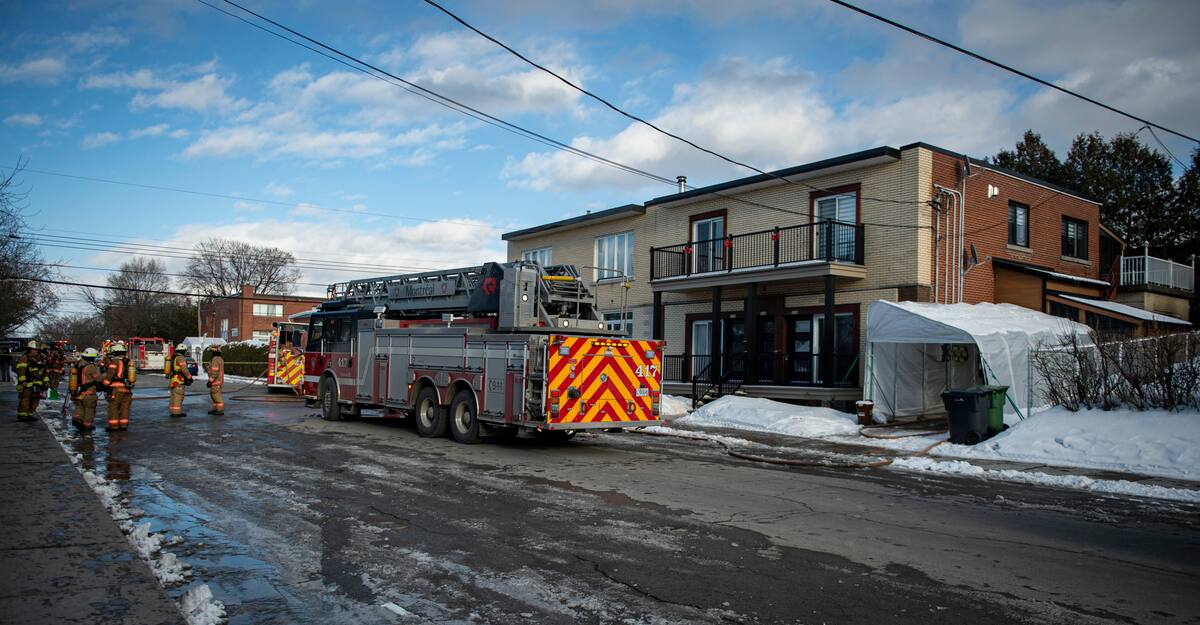 Deux bless&eacute;es lors d&rsquo;un feu de cuisson &agrave; Montr&eacute;al-Nord