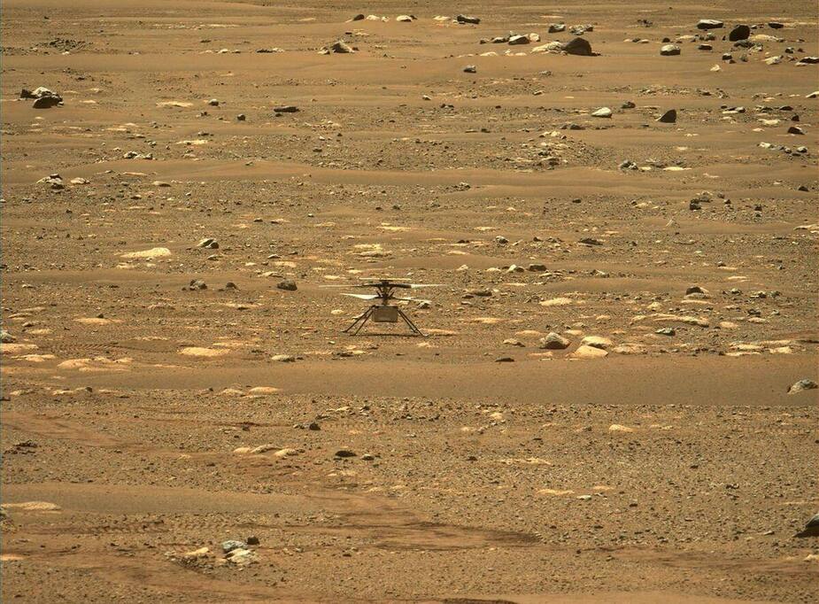 Image principale de l'article L’hélicoptère Ingenuity a volé sur Mars