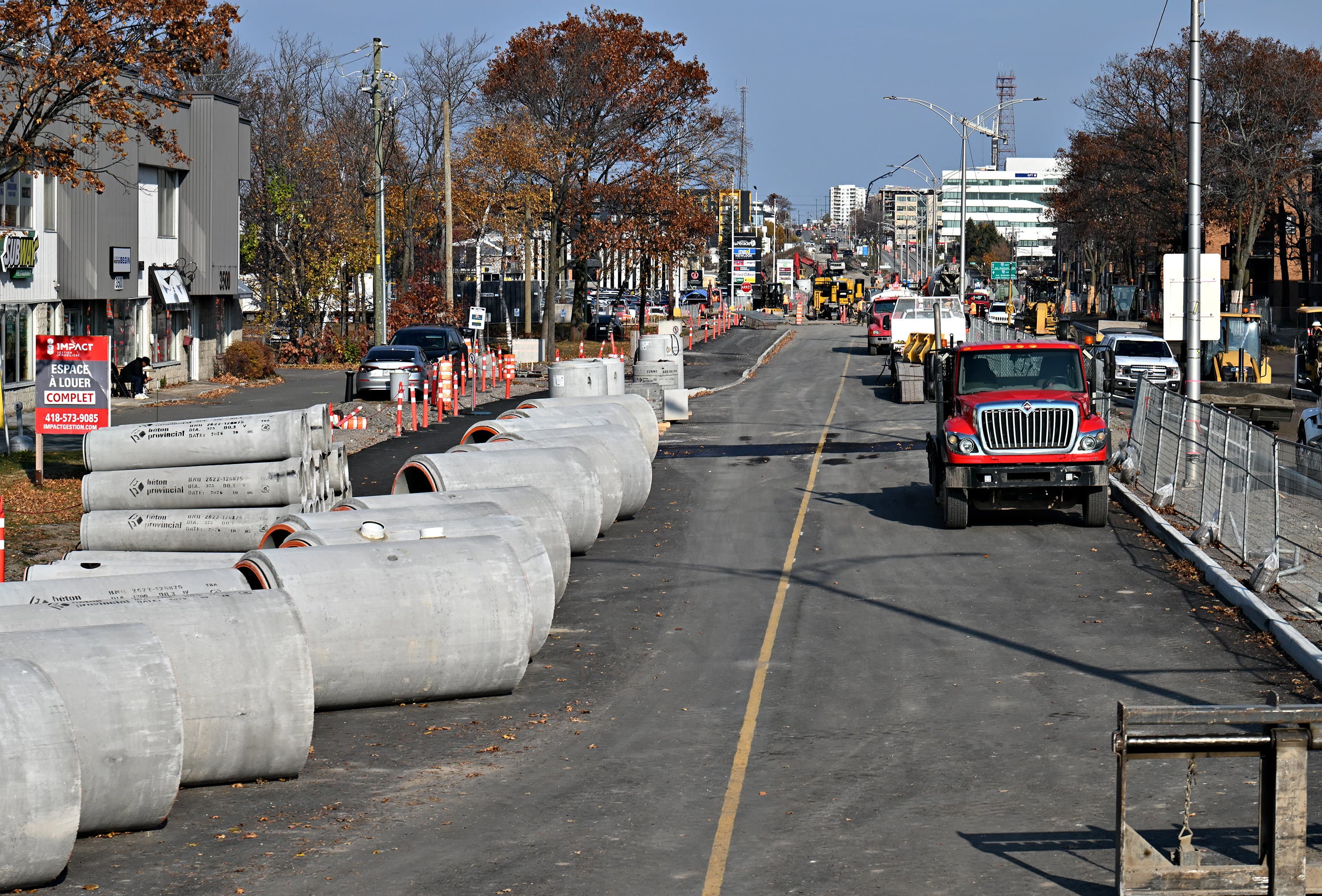 Travaux préparatoires du tramway: «Dans les temps et dans les budgets», assure la Ville de Québec