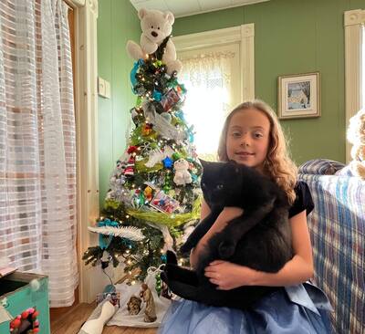 A Ariane le encanta jugar al fútbol, su deporte favorito. Foto: Catherine Bouchard Publicado el 9 de diciembre de 2024