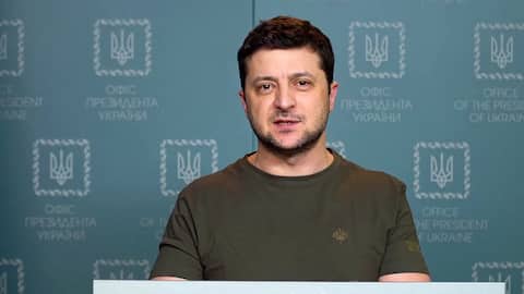 El presidente de Ucrania, Volodymyr Zelensky.
